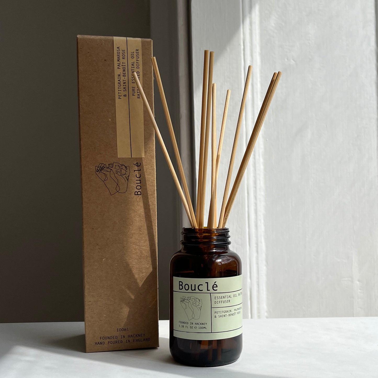 Petitgrain, Palmarosa & Saint-Benoît Rose Rattan Reed Diffuser