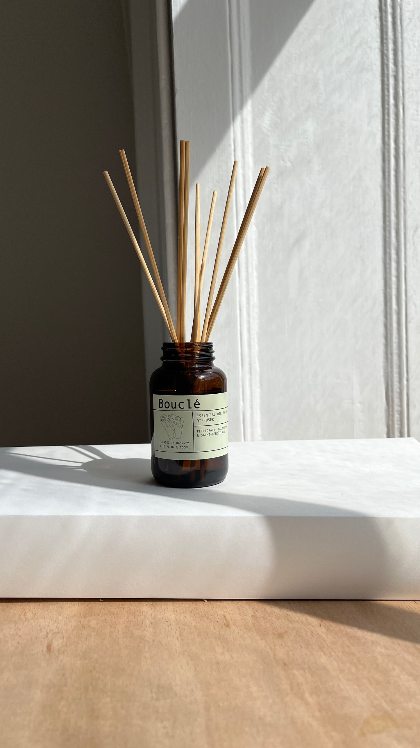 Petitgrain, Palmarosa & Saint-Benoît Rose Rattan Reed Diffuser