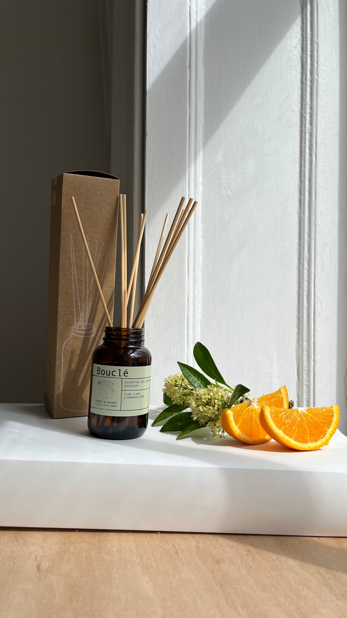 Ylang Ylang & Mandarin Rind Rattan Reed Diffuser