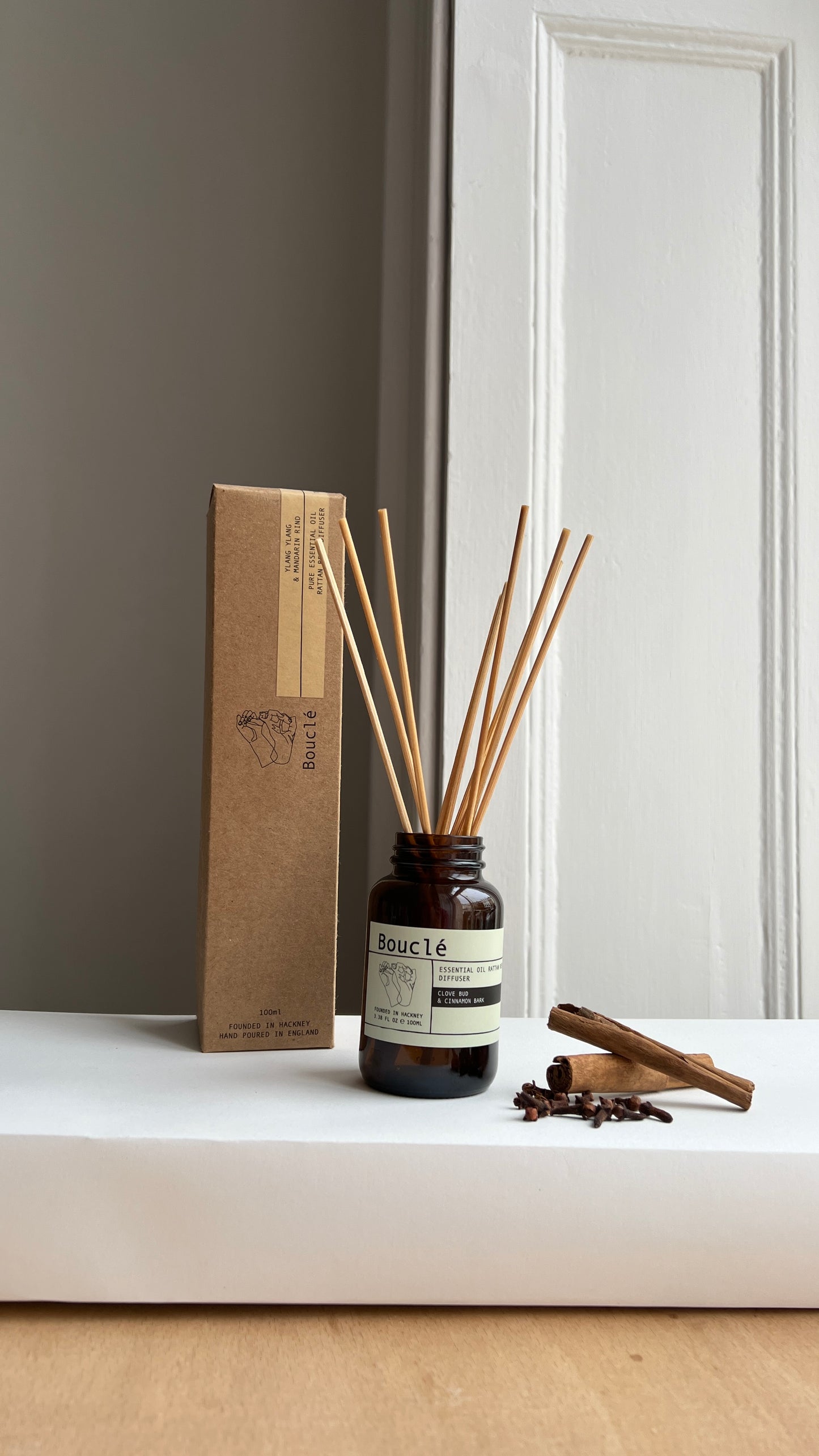 Clove Bud & Cinnamon Bark Rattan Reed Diffuser