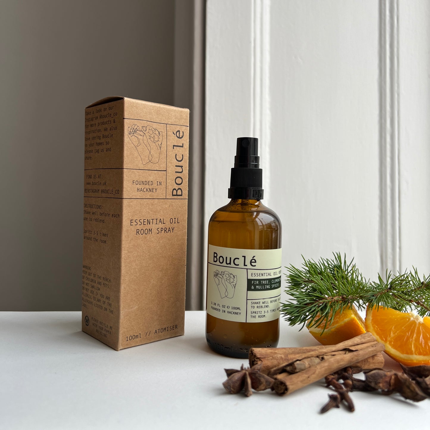 Fir Tree, Clementine & Mulling Spices Room Spray 100ml