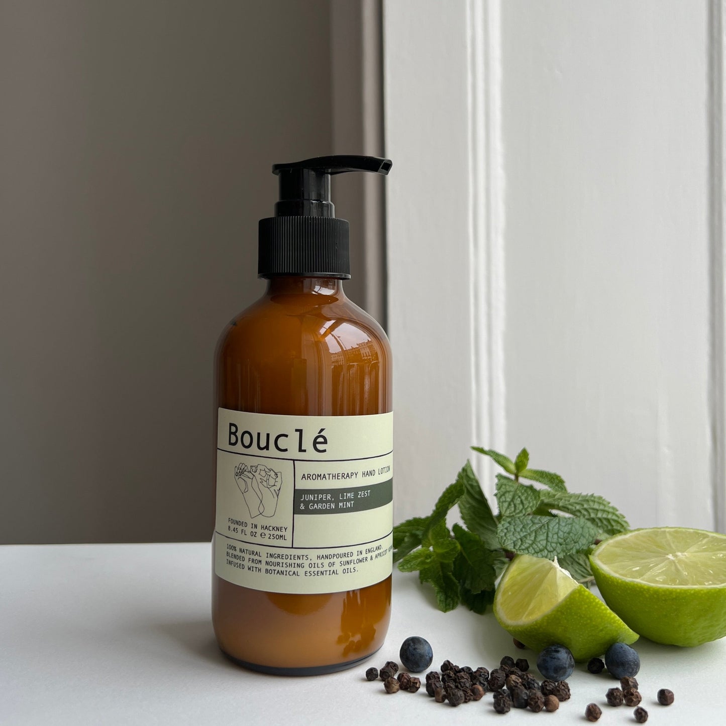 Juniper, Lime Zest & Garden Mint Essential Oil Hand Lotion