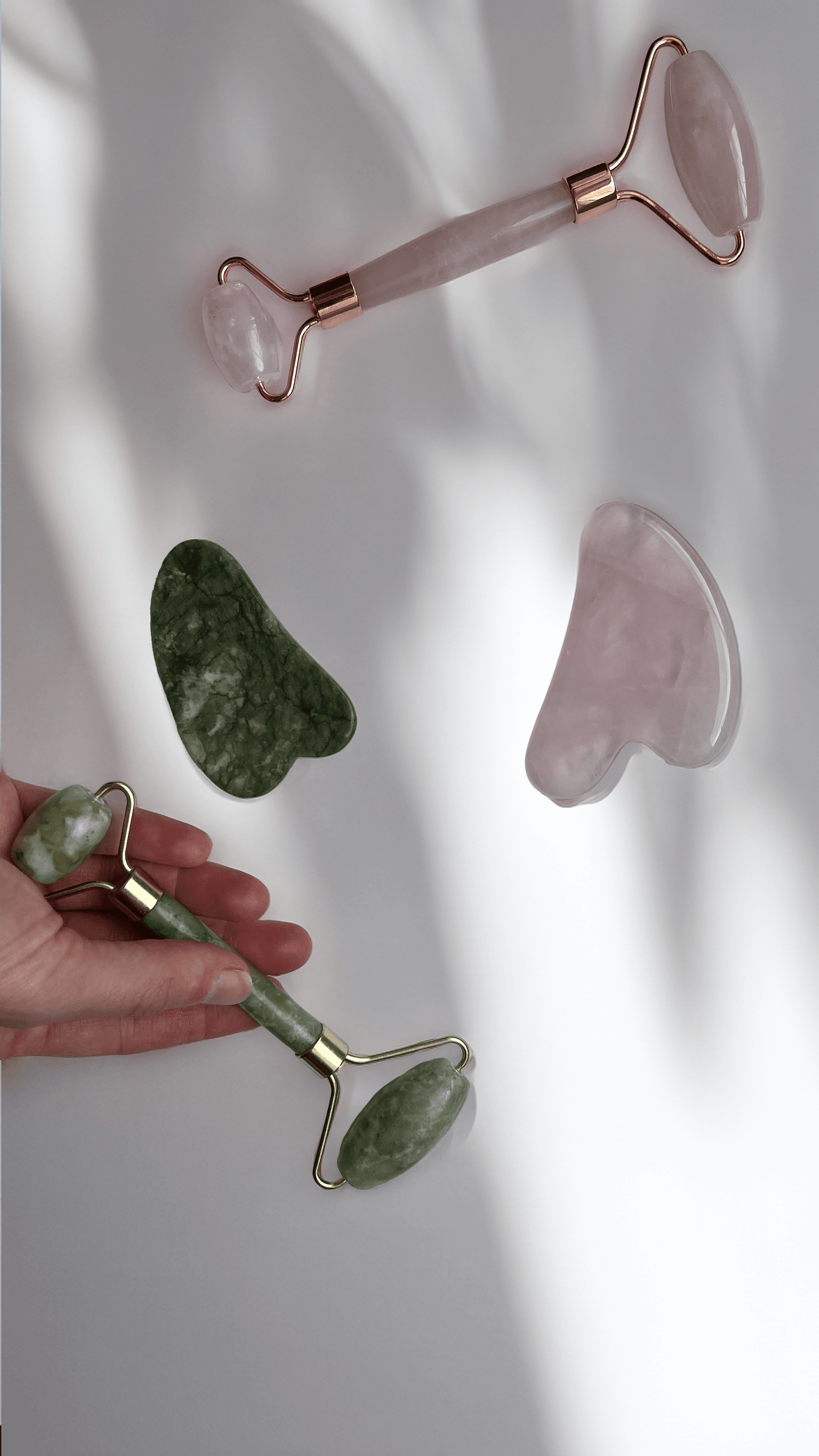 Jade Heart Shaped Gua Sha Tool