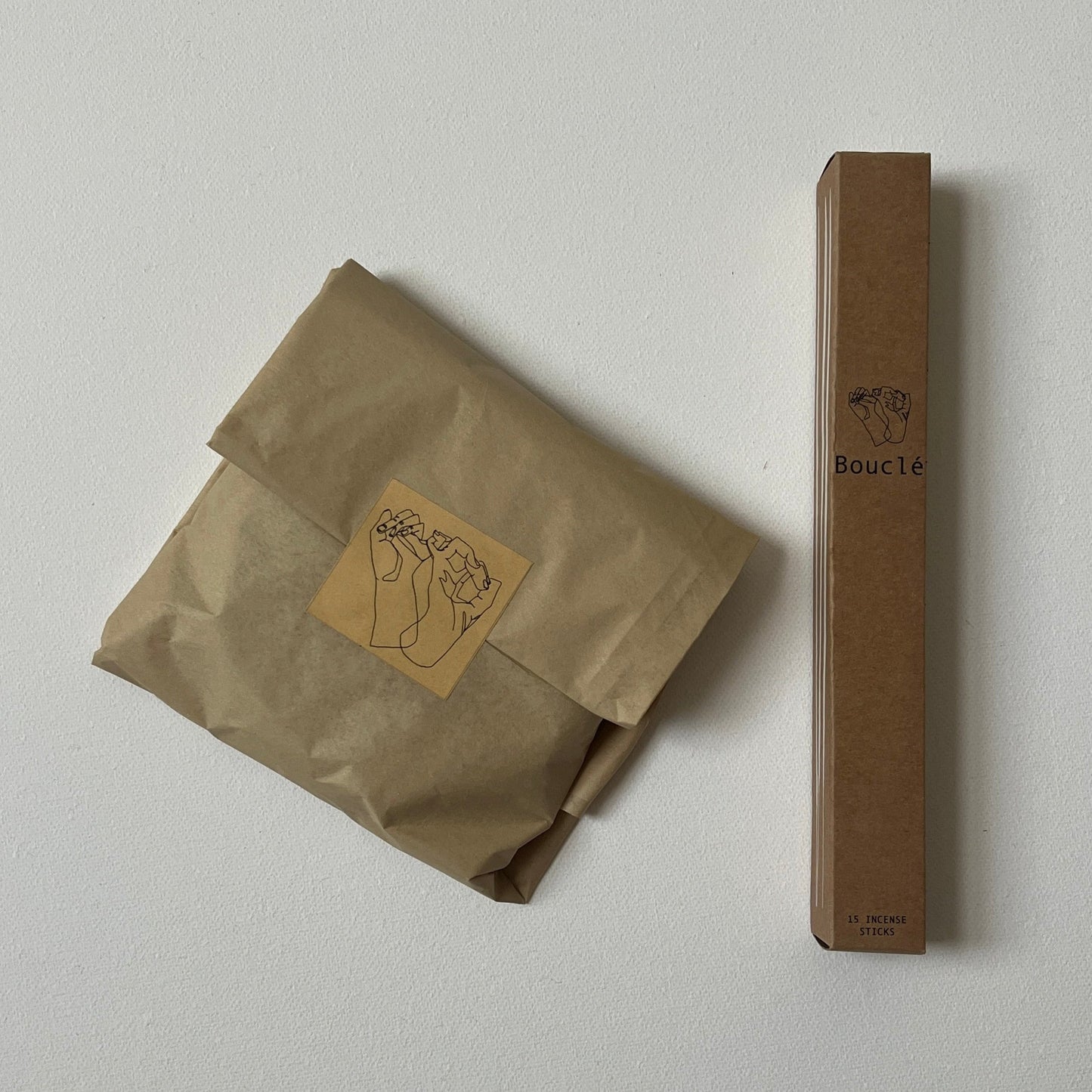 Bamboo Ceramic Incense Holder & Natural Incense Stick Set