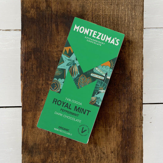 Dark Chocolate with Mint | 100% Vegan Organic Montezuma's Chocolate