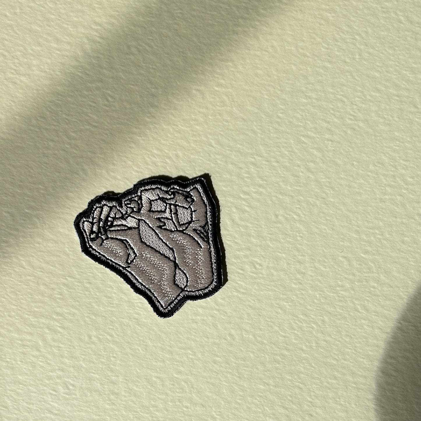 Interlinked Hands Embroidered Iron on Patch