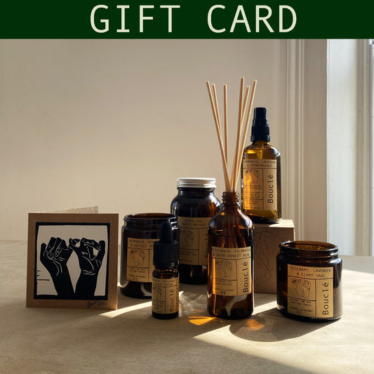 Bouclé London small business gift card perfect for last minute gifts. This e-giftcard will be emailed to you to forward or print at home.