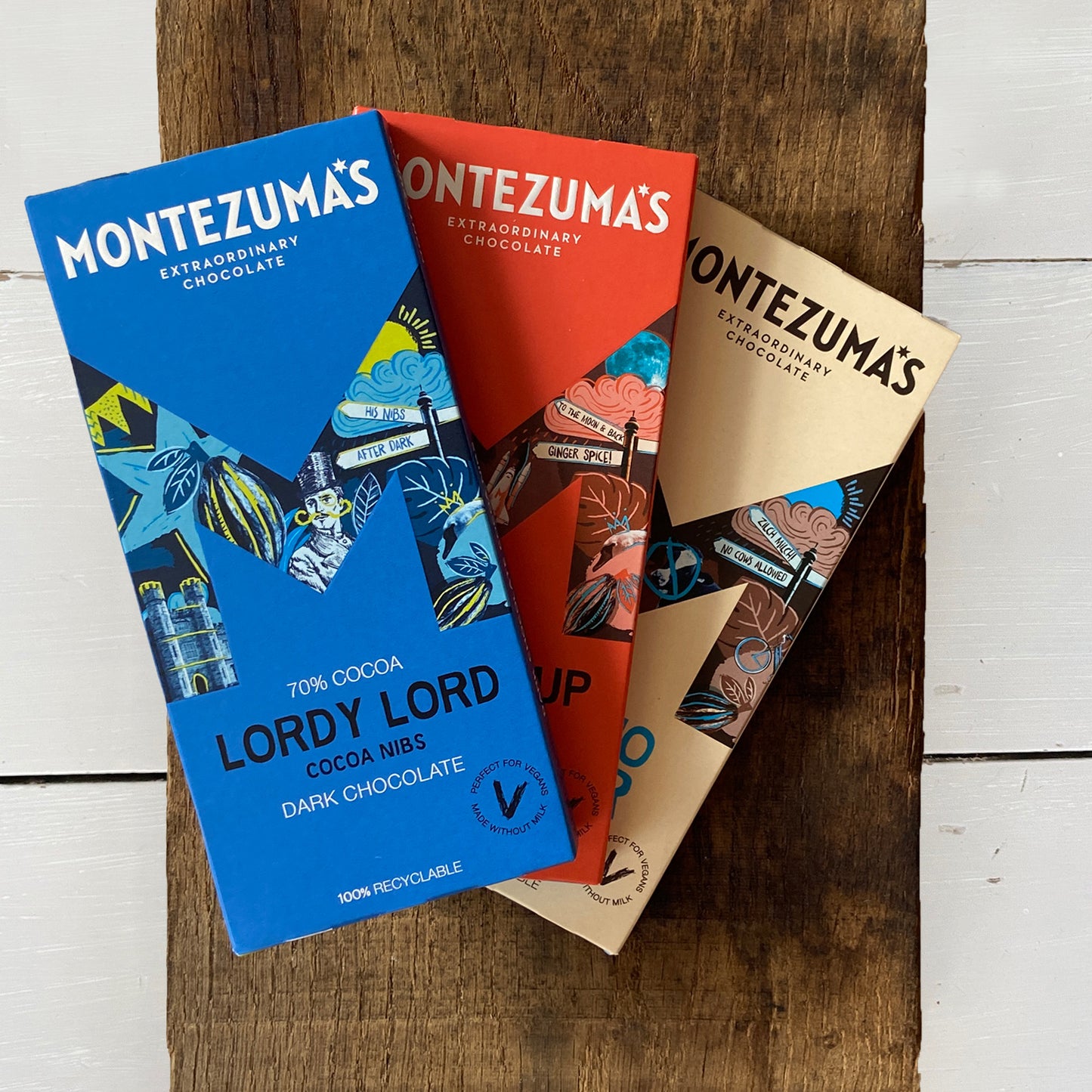 Dark Chocolate with Mint | 100% Vegan Organic Montezuma's Chocolate