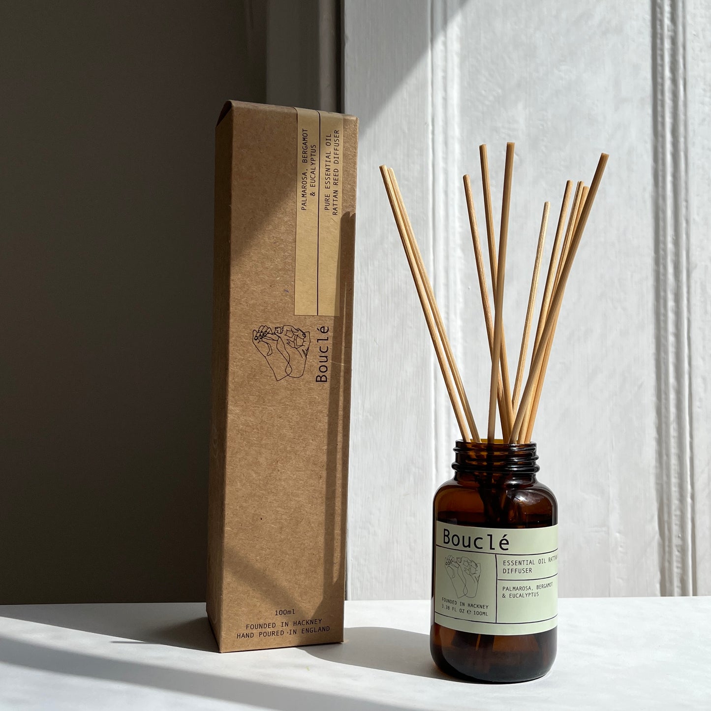 Palmarosa, Bergamot & Eucalyptus Rattan Reed Diffuser