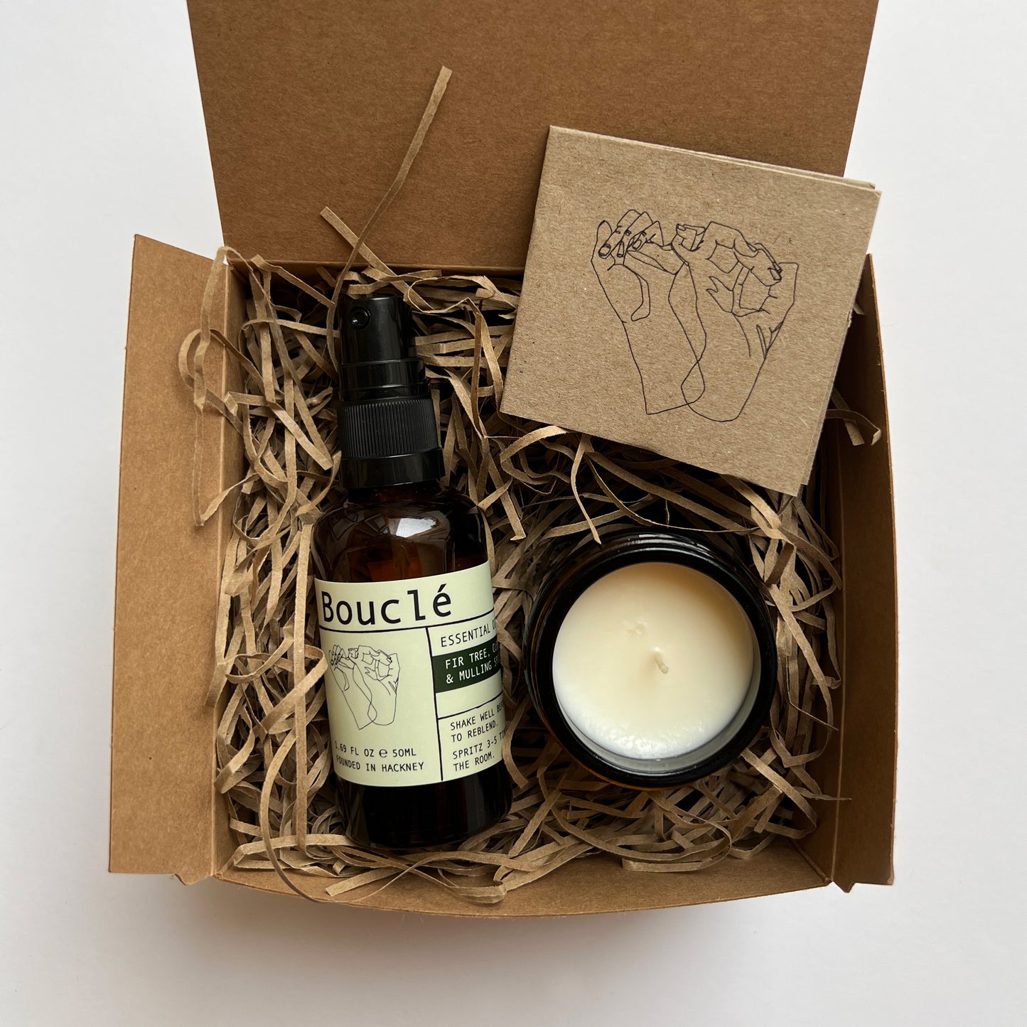 Winter Aromatherapy Candle & Room Spray Gift Set