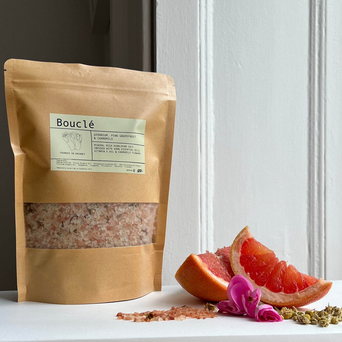Geranium, Pink Grapefruit & Chamomile Botanical Bath Salts