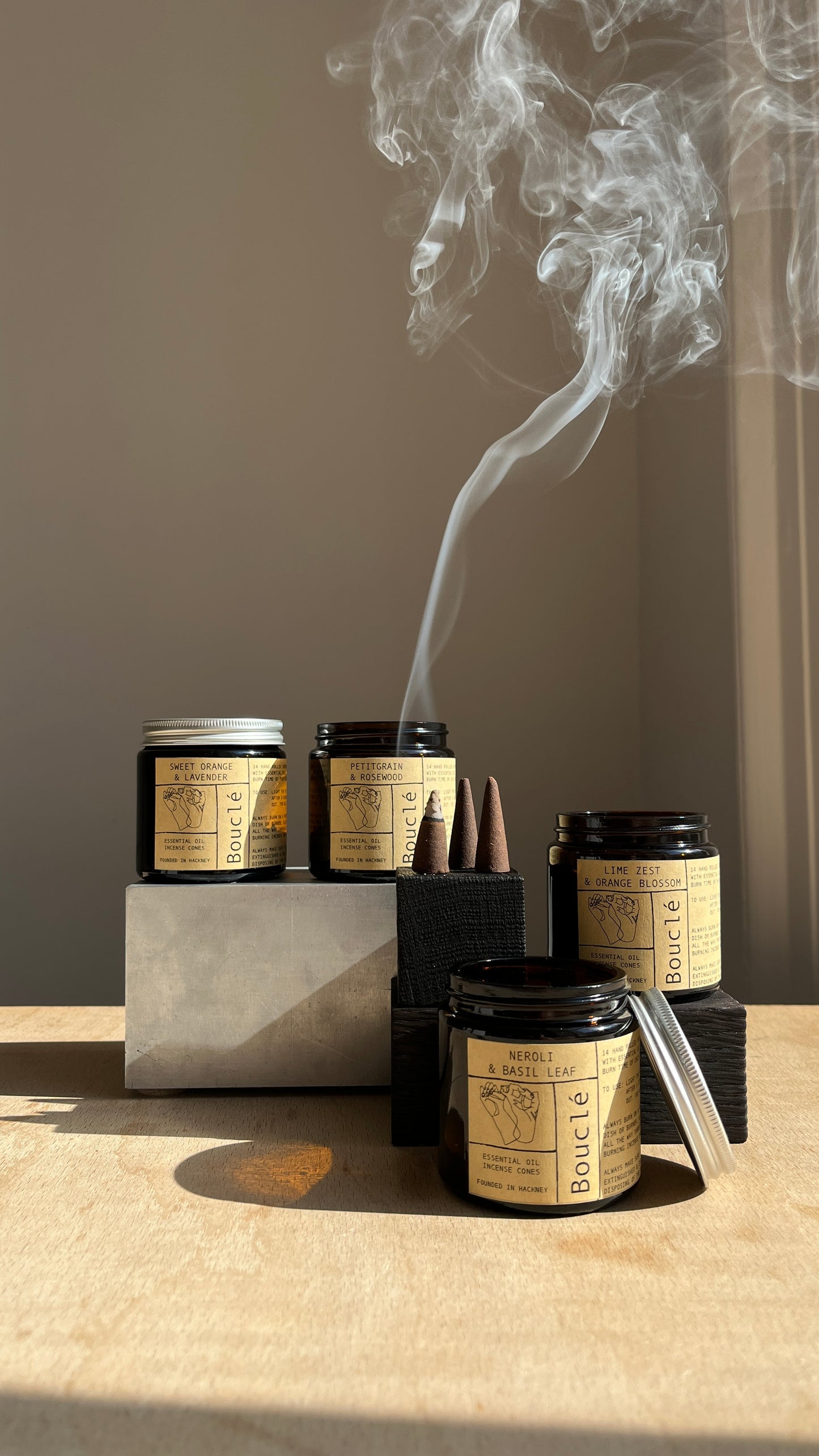 Neroli & Basil Leaf Incense Cones