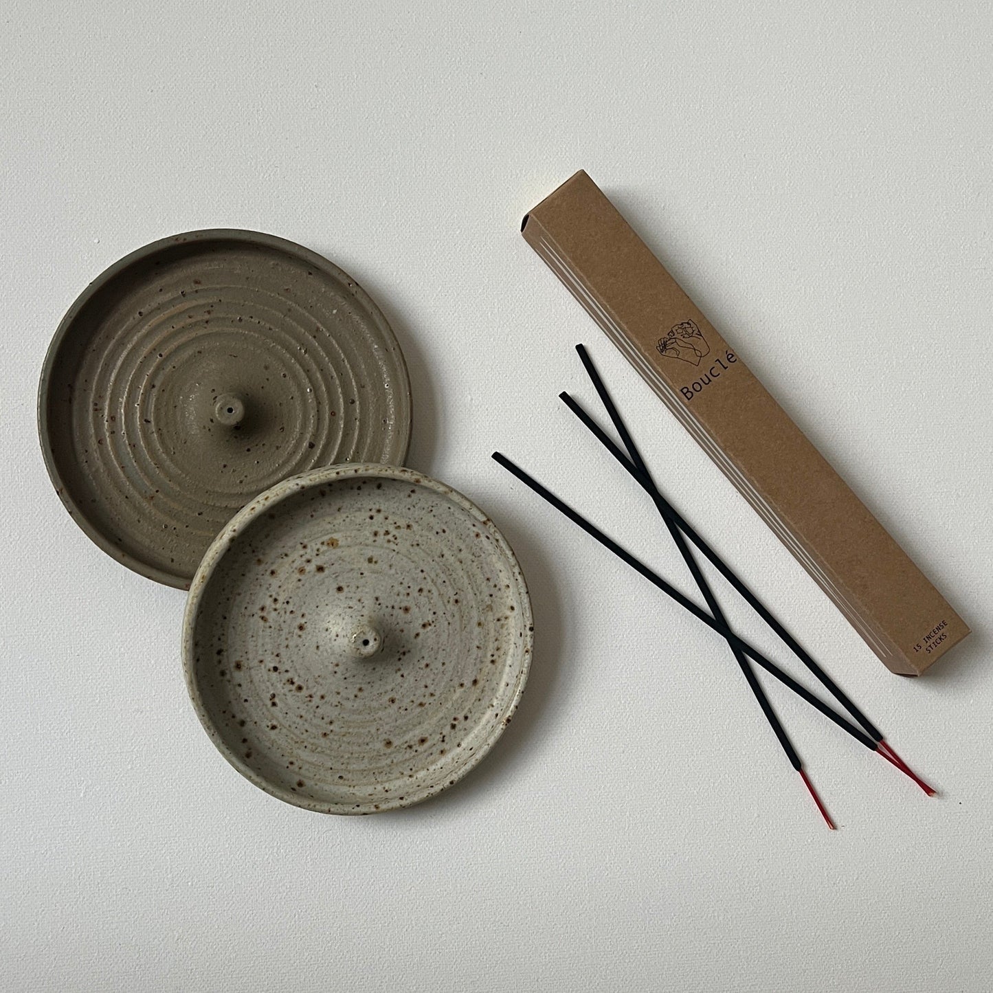 Incense Sticks & Ceramic Holder Gift Set