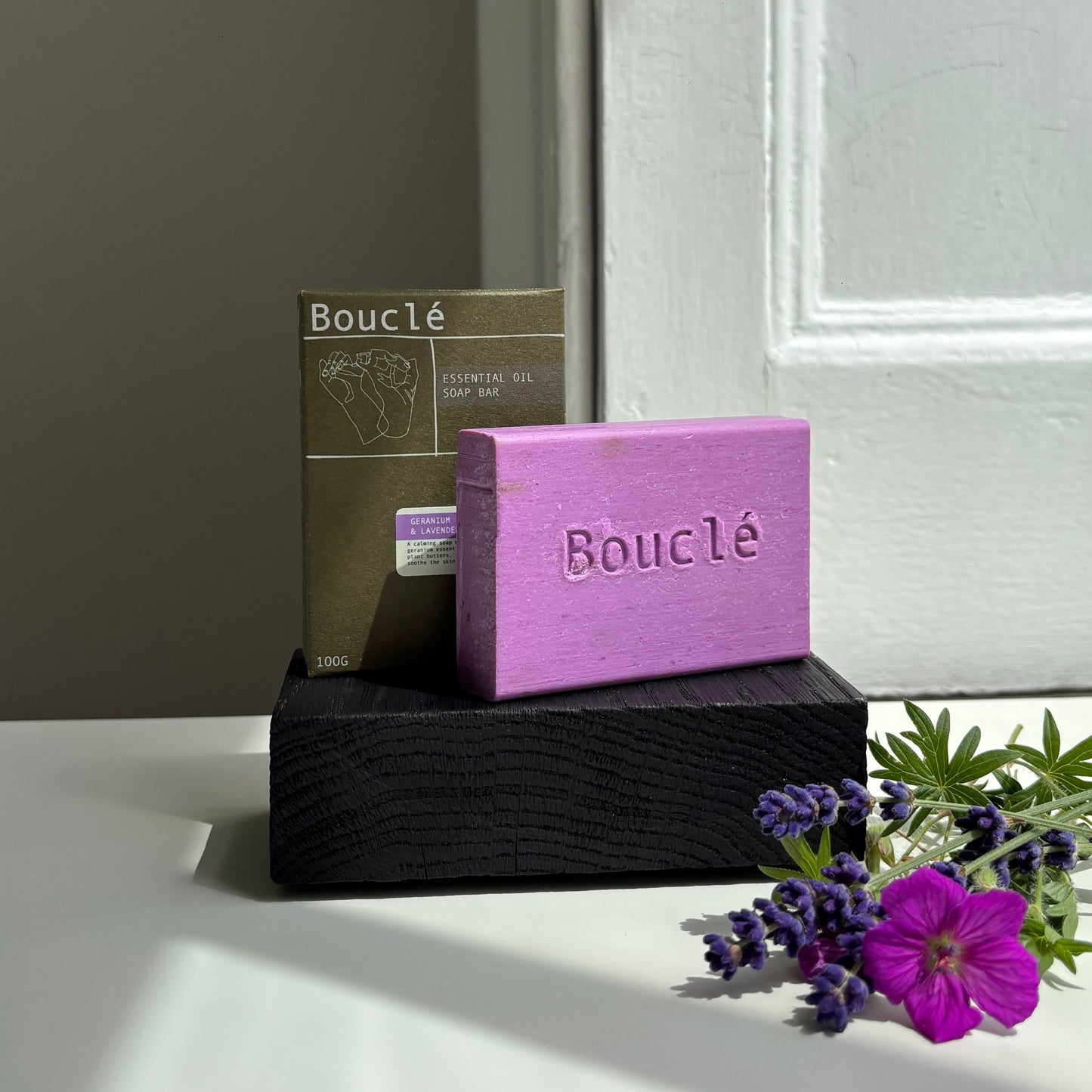 Geranium & Lavender Stem Soap Bar