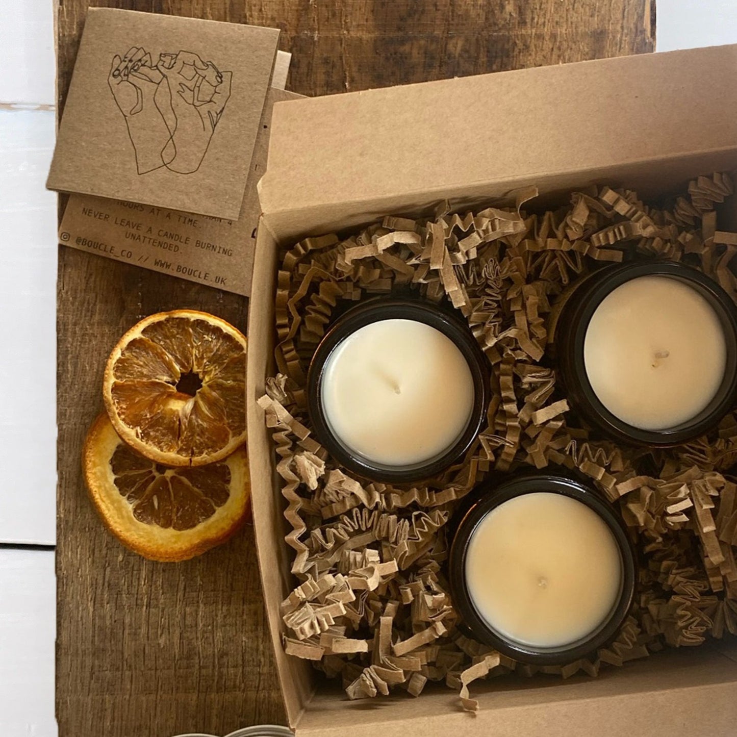 Miniature Winter Candle Trio Gift Set 60ml